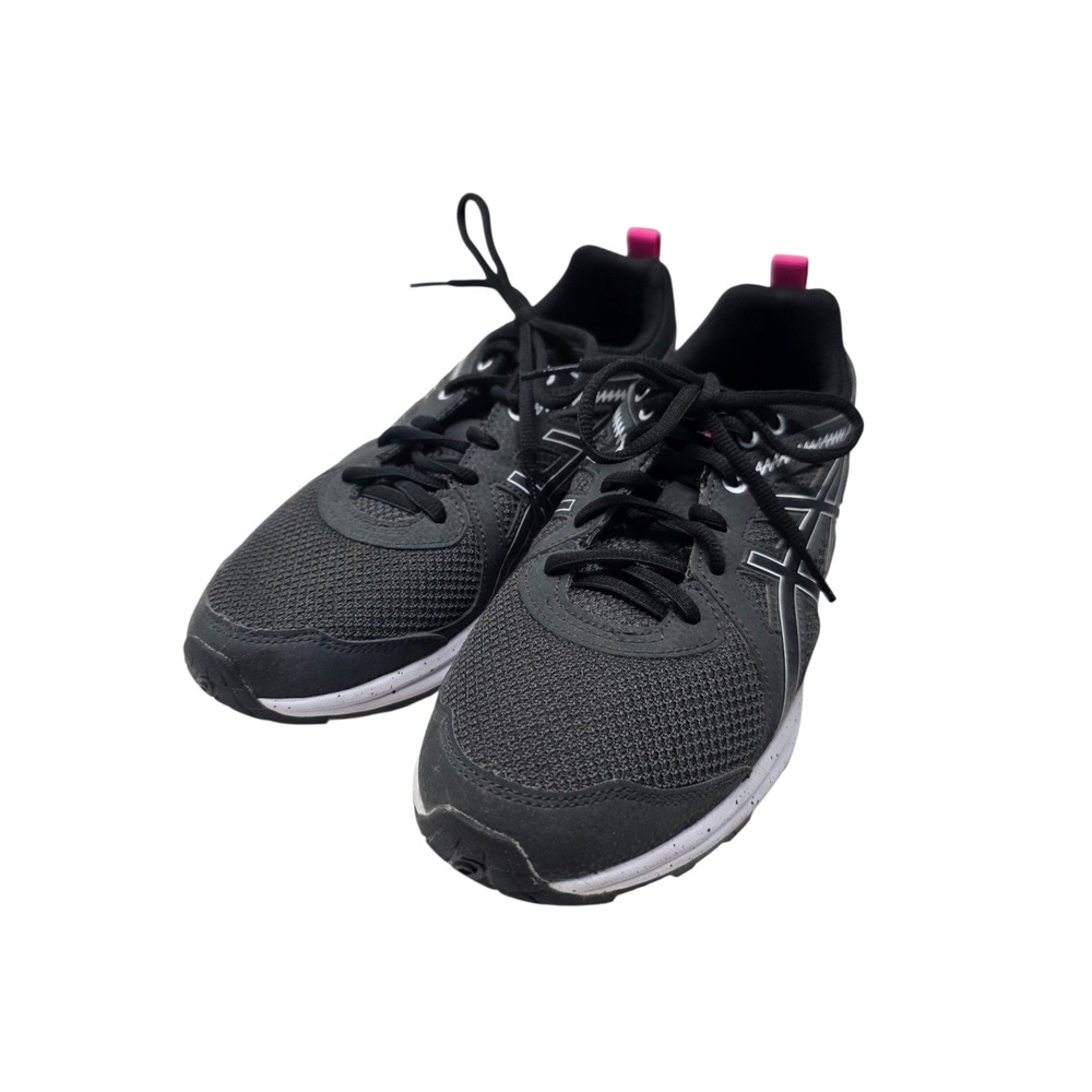 ASICS Torrance Trail Running Shoes Womens Size 8.5 Black Pink Athletic Sneakers